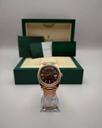 Day-Date 40 Chocolate Baguette Diamond Dial Full Set 2020 - 228235