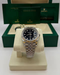 Datejust 41 Black Dial mit Diamantbesatz Full Set 2020 - 126334