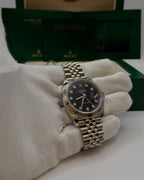 Datejust 41 Black Dial mit Diamantbesatz Full Set 2020 - 126334