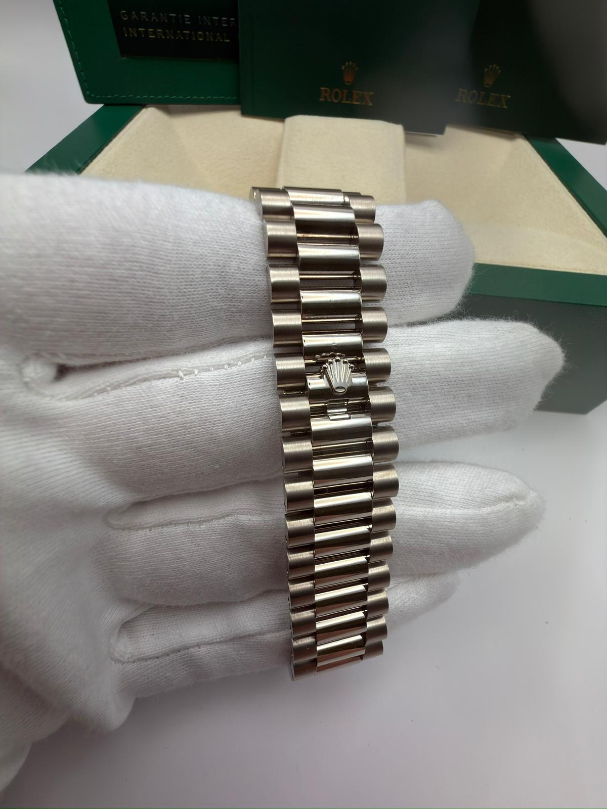 Day-Date 40 Weißgold Blue Ombre Full Set 2024 - 228239